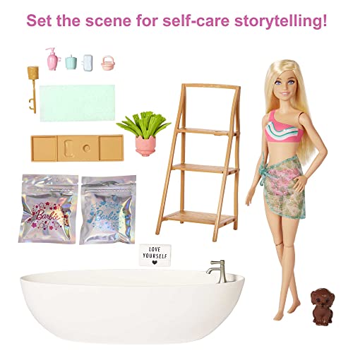 Barbie con bañera y accesorios miniatura 4