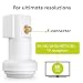 CABLEPELADO Conversor LNB Illusion Single Ultra 5-0.3DB Gris