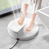 Body and Foot Dryer After Shower, Waterproof Body Heater Blow Dryer with Pre-Warm, Adjustable Temperature Full Body Dryer for Bathroom, Anti-Slip Foot Pad and Intelligent Touch Screen