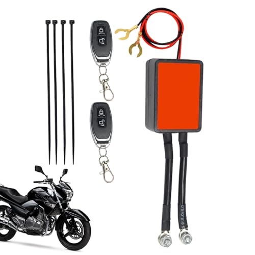 Disjoncteur,Avec Disjoncteur à Télécommande 12V,Coupe-circuit pour Batterie de Motocyclette - Pour Systèmes Audio, Électroniques, Solaires, Camping-Cars, Bateaux, Poids Lourds Et