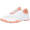 adidas-Womens-Adipure-Sport-Golf-Shoe adidas Women's Adipure Sport Golf Shoe, White/Aero Blue/Chalk Coral, 7 Medium US