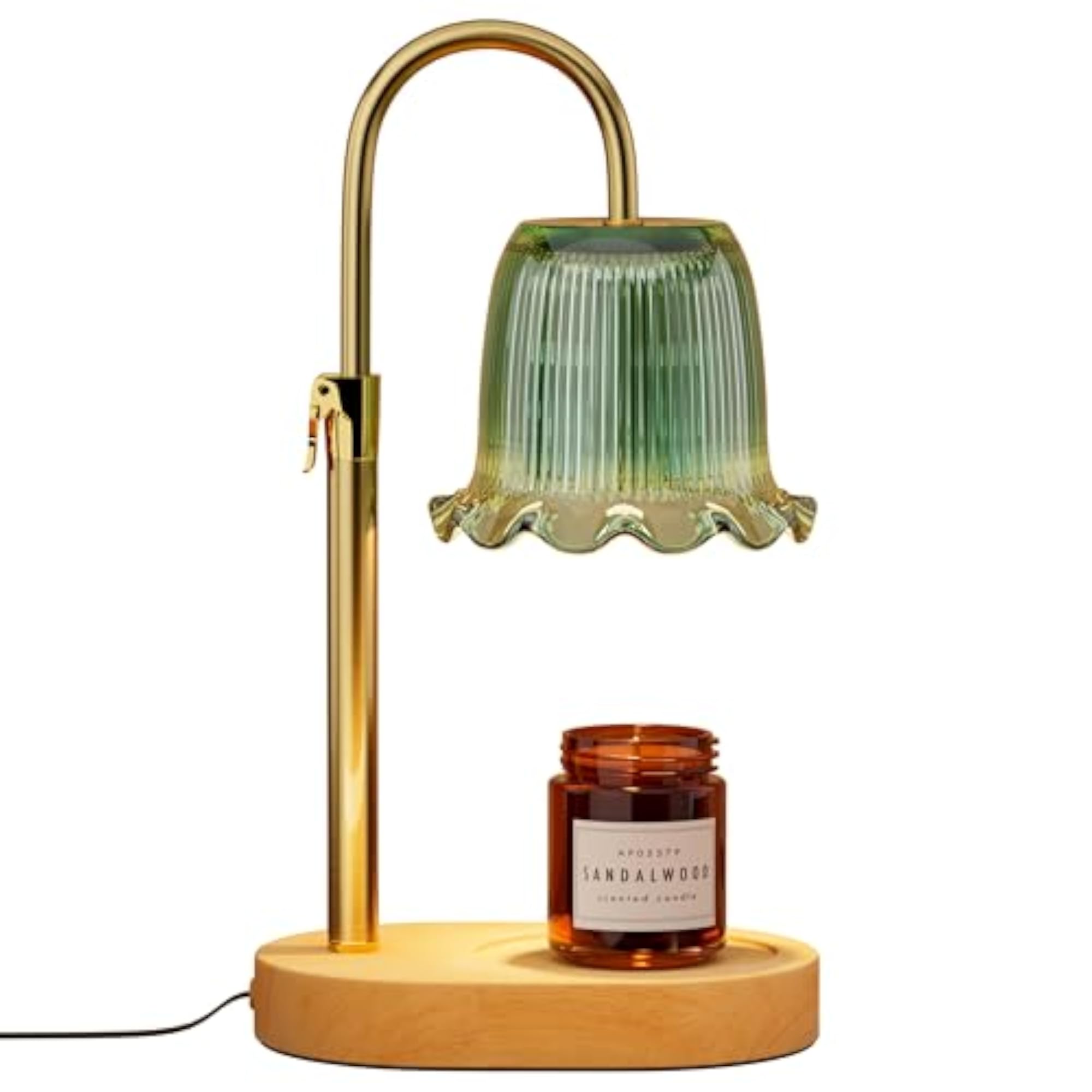 Candle Warmer Lamp with Timer, Adjustable Height