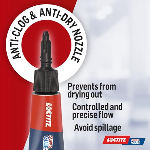 Loctite Universal, Strong Super Glue All Purpose Adhesive for Repairs, Clear Glue for Various Materials, Easy to Use Instant Super Glue, Convenient Travel Size 3 x 1g - Image 3