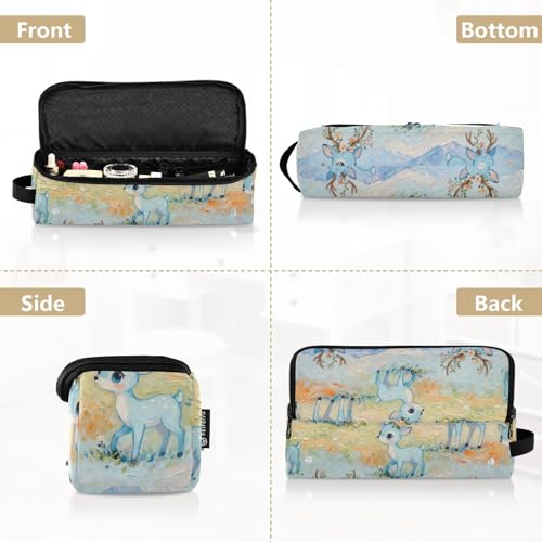 Funda y bolso organizador para herramientas de cabello resistentes al calor 15-16 pulgadas con diseño de ciervo en safari miniatura 5