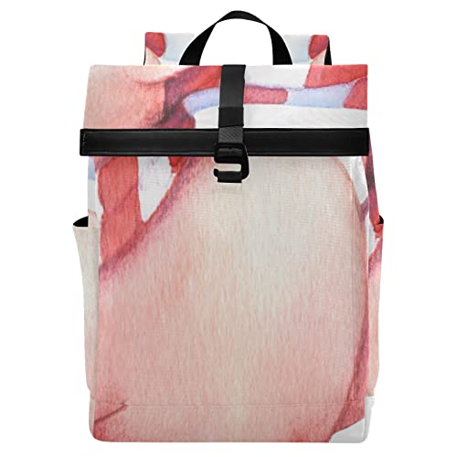 ALALAL Zaino da donna Sciarpa vestita Zaino porcellino salvadanaio Zaino per laptop resistente all'acqua Zaino casual Zaini per lo shopping, l'ufficio, la scuola, i viaggi e le uscite