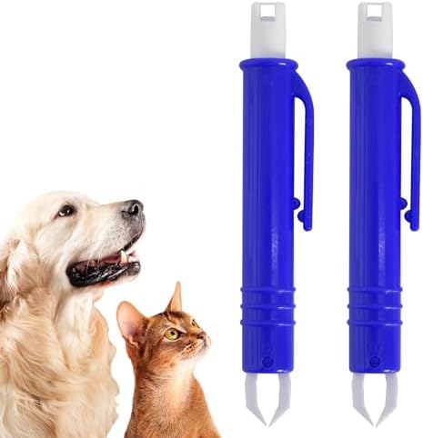 Zeckenentferner Set 6-tlg - Zeckenzange Und Haken Für Hunde, Katzen Und Menschen