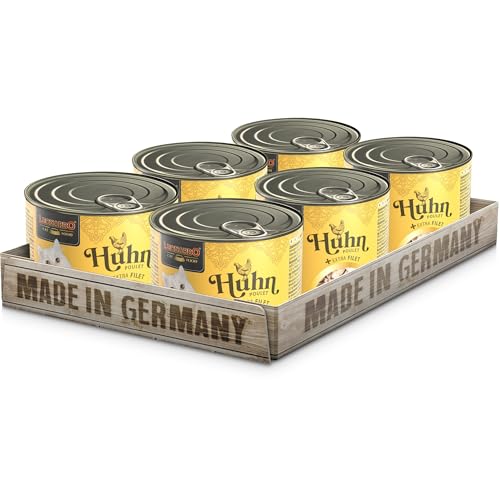 Produktbild von Leonardo Huhn mit extra Filetstückchen Katzenfutter - 6 x 200 g