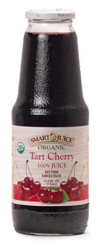 Smart Juice, Organic Tart Cherry Juice, 33.8 Fl Oz Jar