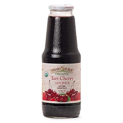 Smart Juice Organic Tart Cherry Juice - 100% Juice Not From Concentrate - 33.8 fl oz (1L) - (Pack of 6)