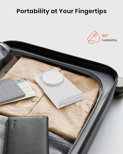 Cargador magnético 3 en 1 plegable para iPhone 16 y Apple Watch 4