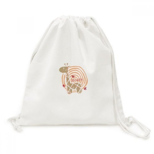 Sac cordon girafe en toile, fini les sacs lourds en voyage