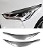 1 Paio Di Adesivi Decorativi Per Lo Styling Della Copertura Del Sopracciglio Del Faro Dell'Auto, Adesivi Per Strisce Sulle Palpebre Del Faro In Fibra Di Carbonio, Per Hyundai Veloster 2011-2017