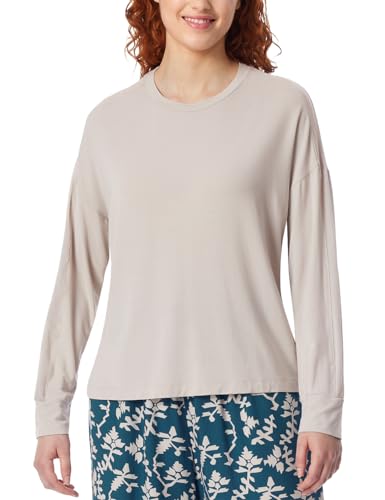 Schiesser Damen Schlafshirt Langarm Modal - Mix + Relax – Ansicht 1