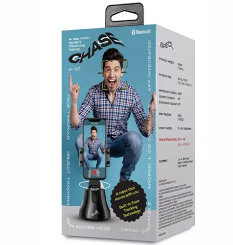 IJOY ChaseRobot, Face & Object Tracking Smartphone Tripod Mount for Images&Video