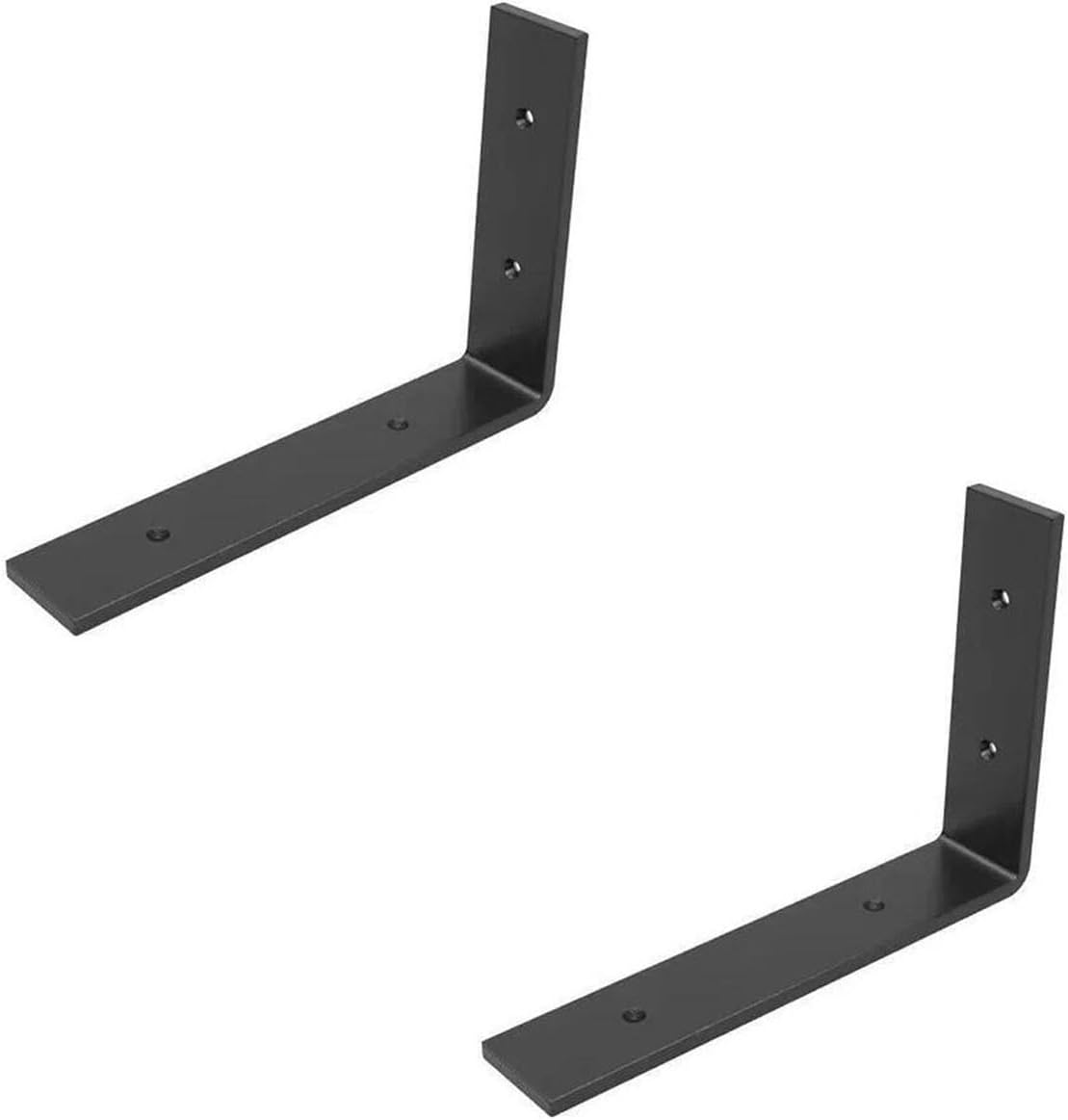 Folding Shelf Brackets,Fold Down Wall Mounted,L-Shaped Bracket, Triangle Support Bracket, Object Plate Fixed Iron Wall Hanging Tripod(Black,150MM)