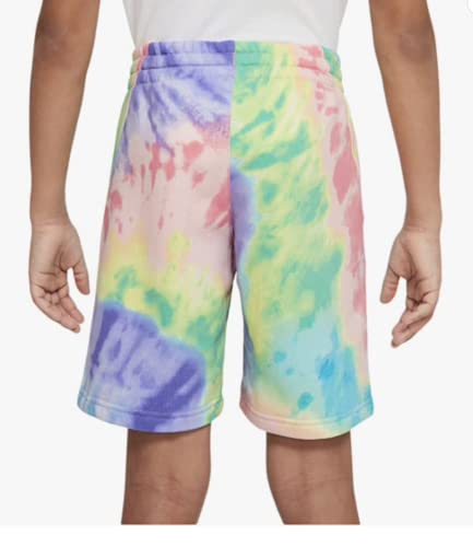 Nike Kids Boy's NSW Club Tie-Dye Shorts (Little Kids/Big Kids) Arctic Punch SM (7-8 Big Kid)2