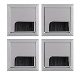 Les câbles avec de grandes fiches peuvent être facilement guidés à travers l'ouverture généreuse