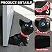 Cute Cat Door Stopper Decorative Non-Slip Floor Protector - Scratch Resistant Door Wedge Holder for Hardwood Tile Carpet All Floor Types Safe Creative Pet Friendly Design