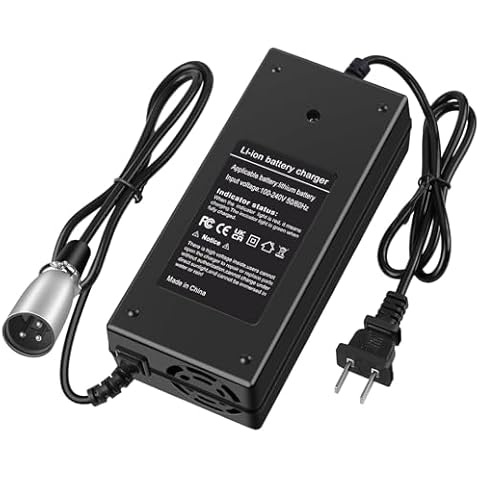 24V(Max 29.4V) 2A Scooter Battery 3-Pin XLR Charger for Go-Go Elite Traveller, Pride Mobility, Plus HD US, Ezip Mountain Trailz, Jazzy Power Chair,Shoprider,Schwinn S300 S350 S400 S500 S650 Cover