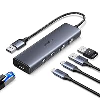 UGREEN – UGREEN 10Gbps USB Hub Ethernet Adapter USB LAN Adapter mit 2