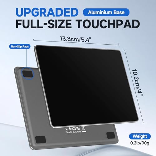 Wired Trackpad for Windows 10/11, Portable Multi-Touch High-Precision Touchpad Mouse with Multi-Gesture, Ultra-Slim Design, Compatibility for PC, Laptop & Computers (Black) - Thumbnail 5