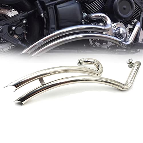 Sistema de escape Yamaha V Star 1100 con deflector desmontable para regular sonido