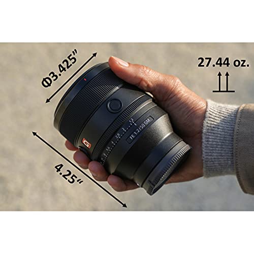 Sony Fe 50Mm F1.2 Gm Full Frame Large Aperture G Master Lens Sel50F12Gm For E-Mount Mirrorless Cameras Bundle With Deco Gear Backpack Case + 72Mm Uv/Polarizer/Fld Filter Kit + Monopod And Accessories #TOP7