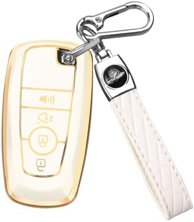Red Key Fob Shell Cover For Ford Edge, Fusion, Mustang, F-150, Explorer, Bronco & More