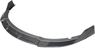 Front Bumper Lip SRT-Style Carbon Fiber Look Spoiler Splitter Compatible with Dodge Charger 2015-2023 SRT/Hellcats/Scat Pack/Daytona/RT 392 Accessories (Gloss Black)