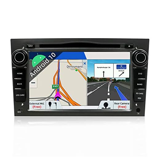 JOYX Android 10 Autoradio Compatible para Opel Vauxhall/Antara/Astra/Zafira/Corsa/Meriva - Gratis Cámara Canbus Micrófono - [2G/32G] - 2 DIN - Soporte Dab 4G WLAN BT5.0 Volante Carplay Android Auto