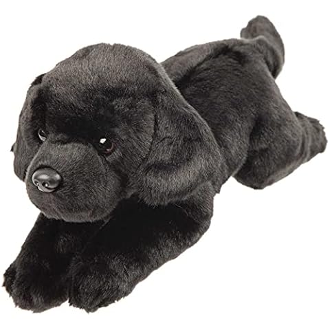 Suki Gifts International Laying Black Labrador 30cm Cover