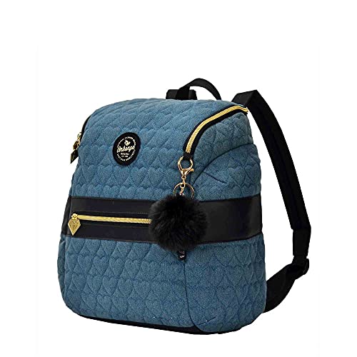 Mochila Feminina Estilosa Onbongo Azul ONM1810323