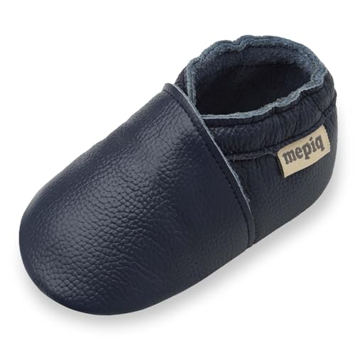 mepiq Krabbelschuhe Baby Lauflernschuhe lederpatschen Jungen...