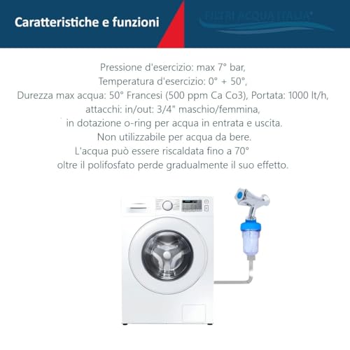 Kalkfilter für Geschirrspüler aus Polyphosphat