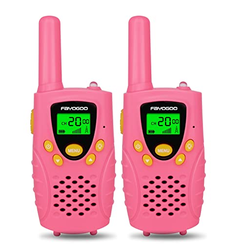 Kids Walkie Talkies, 22 Channels Kids Walkie Talkies, 4-Mile Range Toy Walkie Talkies with Flashlight and LCD Screen, Great Xmas Gifts Toys for 3-12 Year Old Boys and Girls