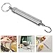 Didiseaon 3pcs 5kg Portable Spring Weighing Scales Silver Small Manual Hook Scales for Travel Luggage Vegetable Weighing and Industrial Measurement