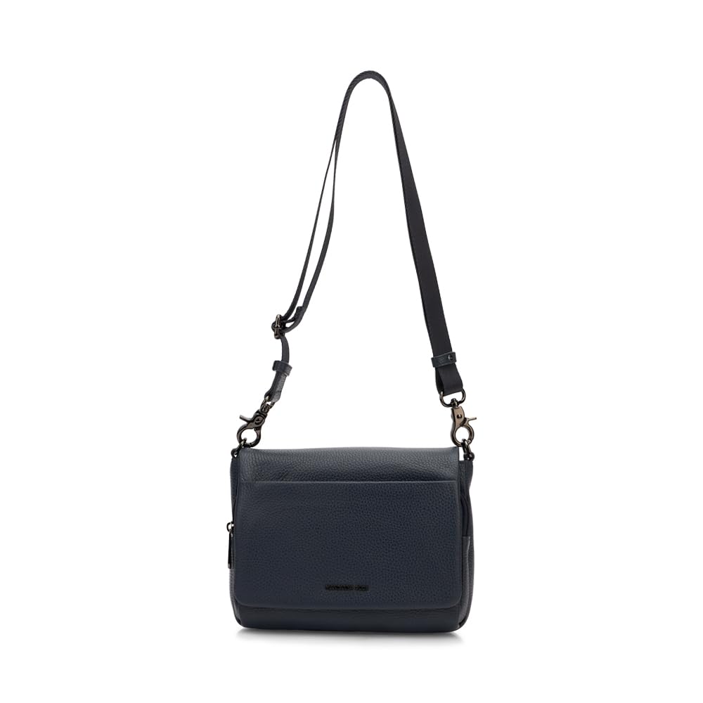 Mandarina Duck Women Mellow Leather Crossover, Dress Blue, Taglia Unica