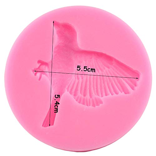 Bird Wing Feather Animal Silicone Mold For Diy Cupcake Cake Topper Decoration Desserts Ice Cube Chocolate Crystal Soap Mould Gum Paste Candy Handmade Ice Cream Pudding Fondant Mold Jelly Shots #TOP1