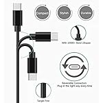 Cabo carregador USB tipo C para fones de ouvido Bose Noise 700, fones de ouvido Bose Sport, SleepBuds 2, QuietComfort Earbuds II, QuietComfort 45, cabo carregador esportivo (1,5 m) preto) 14 41JsKHTb9 L. SL500 . SS150