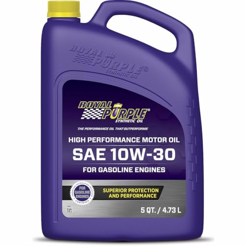 Royal Purple 51130 API-Licensed SAE 10W-30 High Performance Synthetic Motor Oil - 5 qt., Model:ROY51130