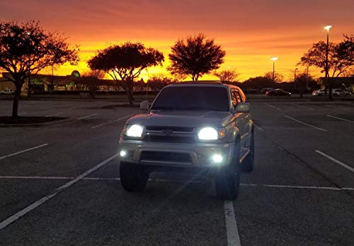 image for iJDMTOY (2) Xenon White 5W CREE High Power Bull Eye LED Projector Lamp