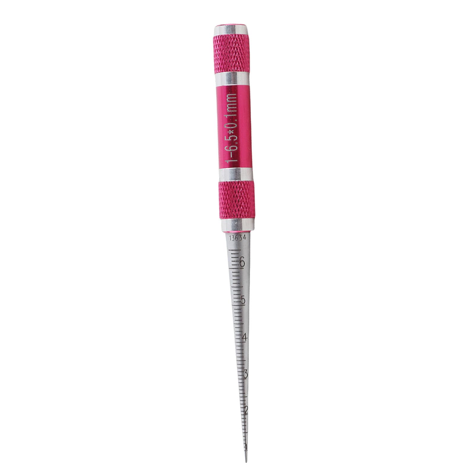 Konische Lochlehre aus Edelstahl zur Messung des Innendurchmessers – Hochpräzises Handwerkzeug zur Bohrungsmessung – Metrischer Bereich 1 – 6,5 mm, 3 – 15 mm, 15 – 30 mm, 30 – 45 (1–6,5 mm)