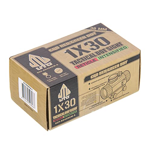 UTG 3.8" ITA Red/Green CQB Dot Sight with Integral Mount , Black by UTG - Image 6