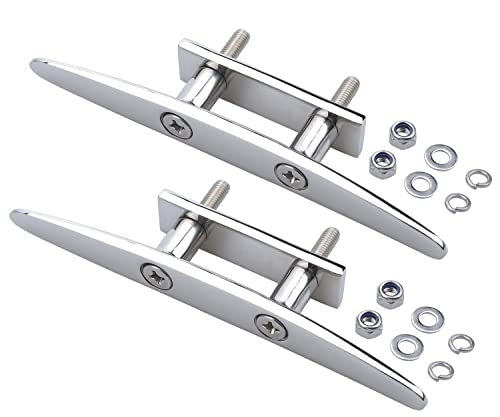 image for MX Boat Cleats Stainless Steel Marine Dock Cleats Heavy Duty Mooring A