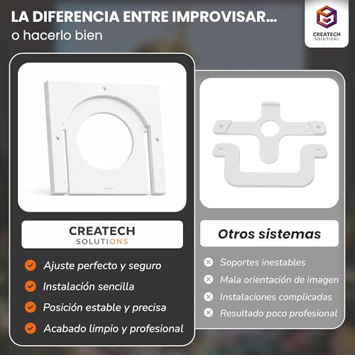 Miniatura 6 de Soporte Para Proyector Compatible Con Samsung Freestyle 1-2-3 Soporte Pared Y Techo Para Proyector Estante Para Modelo Freestyle 1-2-3 Pared O Techo 1 Unidad Freestyle Cuadrado Blanco