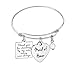 Maid of Honor Gift, Bridesmaid Gift, Wedding Gift, Maid Of Honor Bangle Bracelet