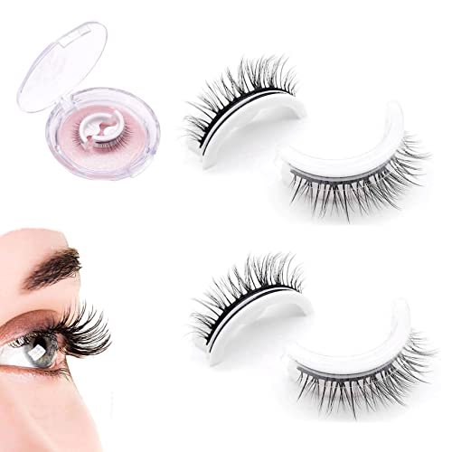 Chosely Self Adhesive Lashes, Chosely Self Adhesive Eyelashes (2Pairs Natural A) #TOP4