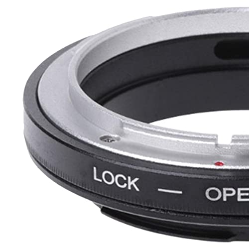 Adaptador de montura de lente para cámara digital con anillo de aleación de aluminio 2