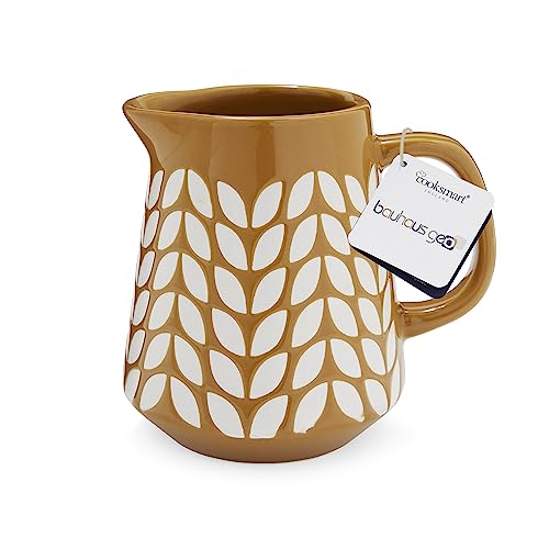 Cooksmart British Designed Small Jug | Ceramic Jug for Multiple Use in The Kitchen | Jugs for Everday Use - Bauhaus Geo