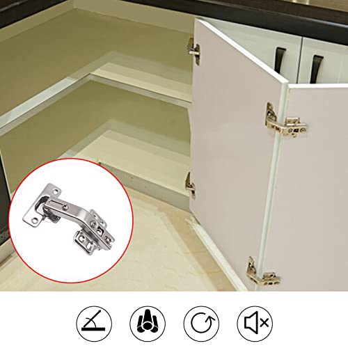 2 Pezzi con Ammortizzatore Integrato Cerniera